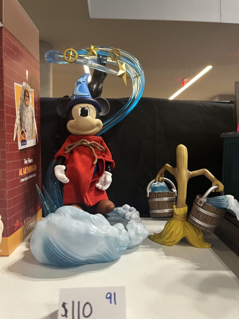 Larger Disney figurines for sale. Photo by Chris Barry.