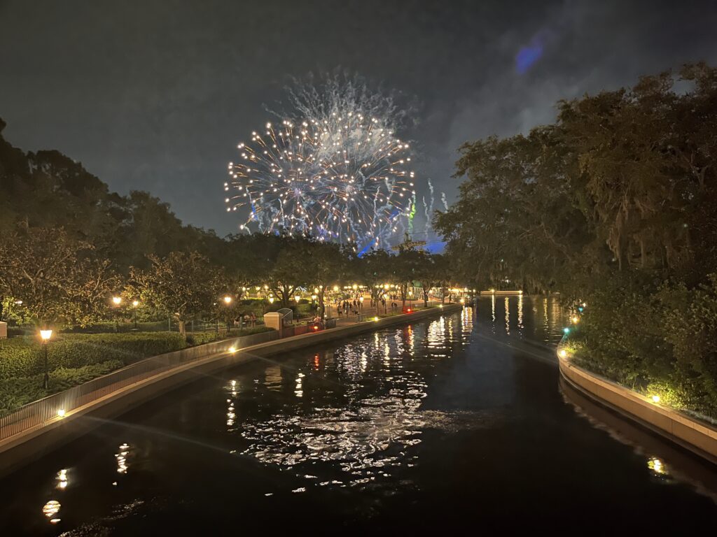 Luminous: The Symphony of Us as seen from the bridge over the canal leading into Crescent Lake. Photo by Chris Barry.